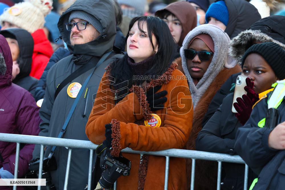 Inauguration of Mayor-Elect Zohran Mamdani - NYC