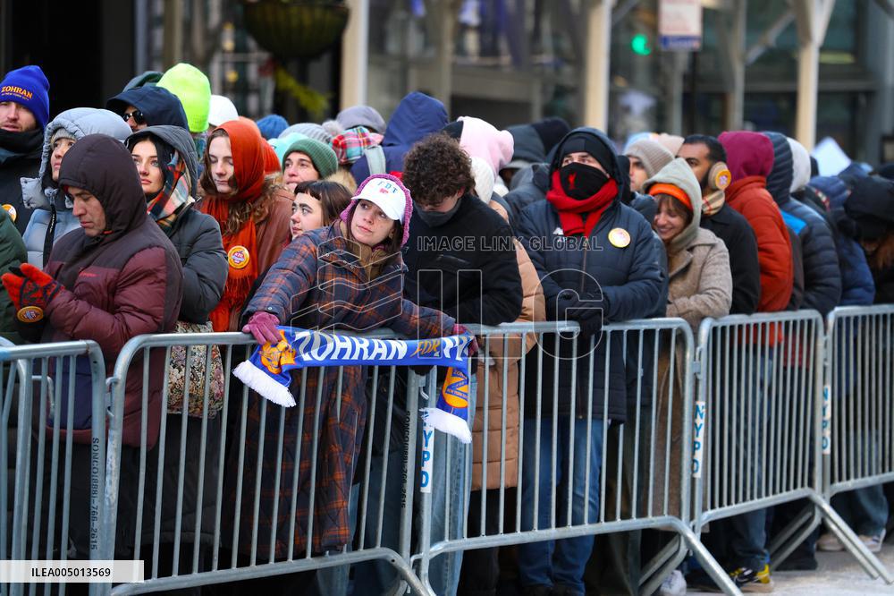 Inauguration of Mayor-Elect Zohran Mamdani - NYC