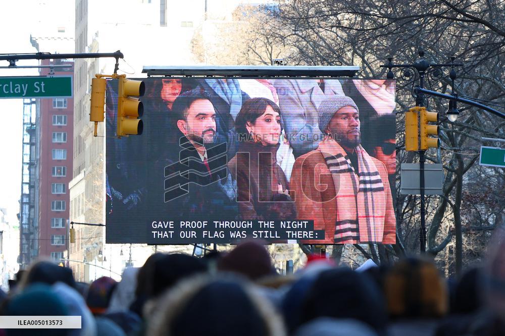 Inauguration of Mayor-Elect Zohran Mamdani - NYC