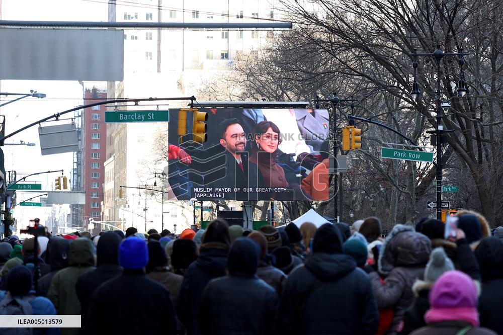 Inauguration of Mayor-Elect Zohran Mamdani - NYC