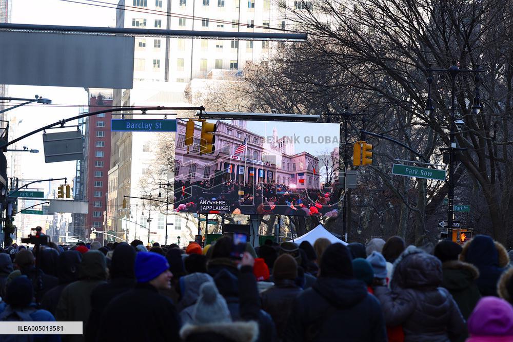 Inauguration of Mayor-Elect Zohran Mamdani - NYC