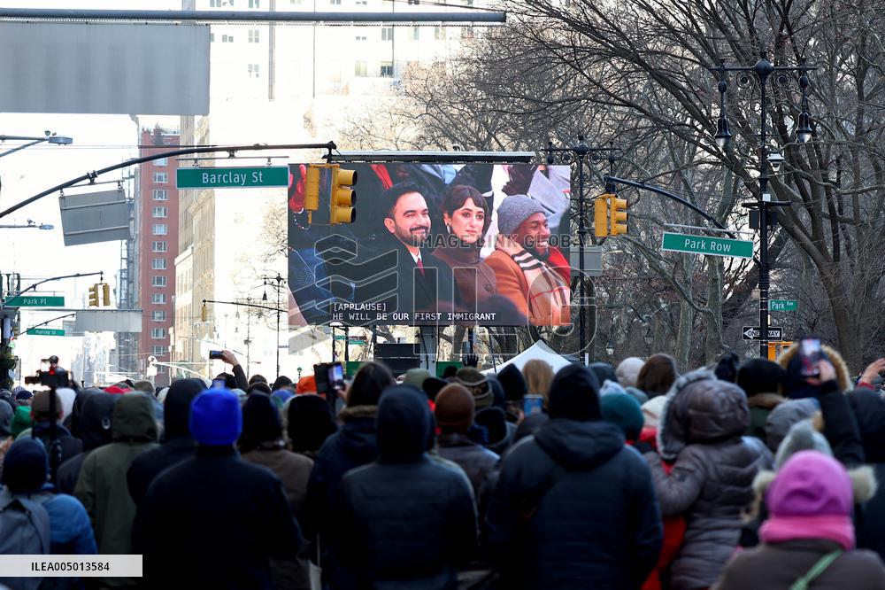 Inauguration of Mayor-Elect Zohran Mamdani - NYC