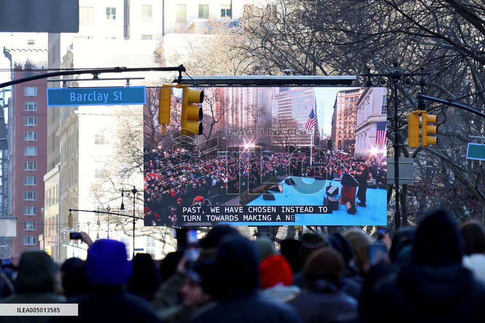Inauguration of Mayor-Elect Zohran Mamdani - NYC
