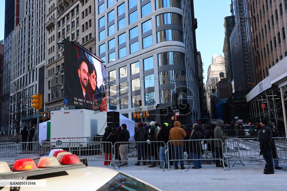 Inauguration of Mayor-Elect Zohran Mamdani - NYC