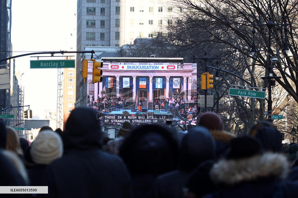 Inauguration of Mayor-Elect Zohran Mamdani - NYC