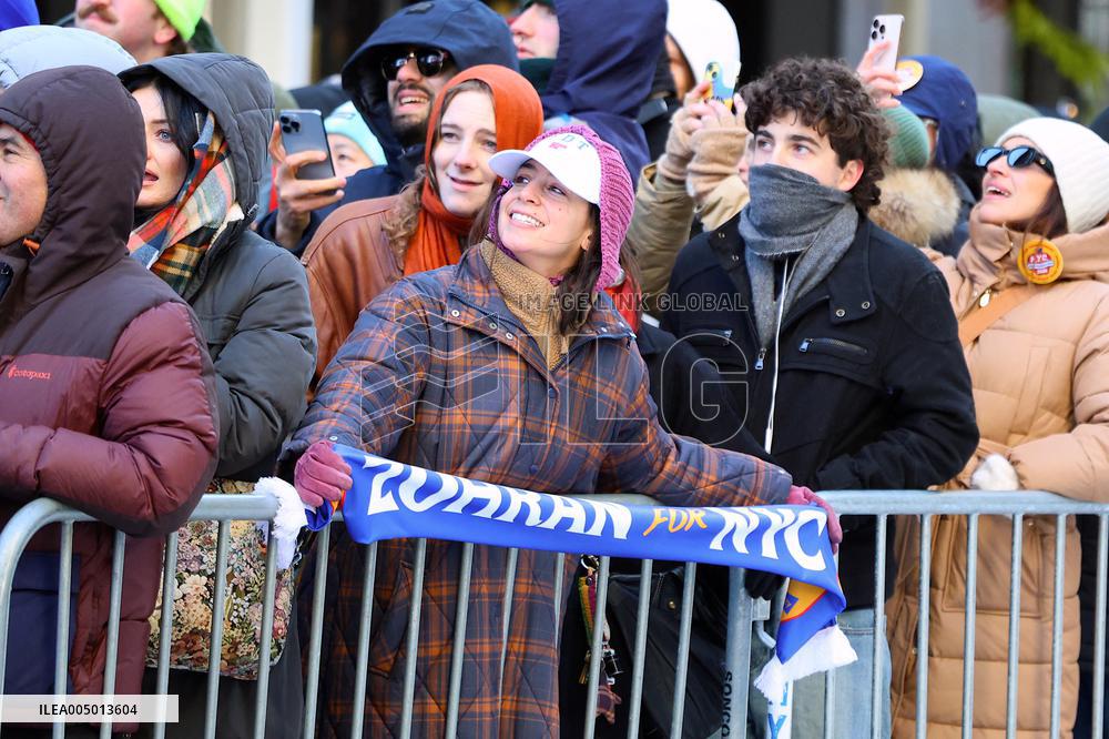Inauguration of Mayor-Elect Zohran Mamdani - NYC