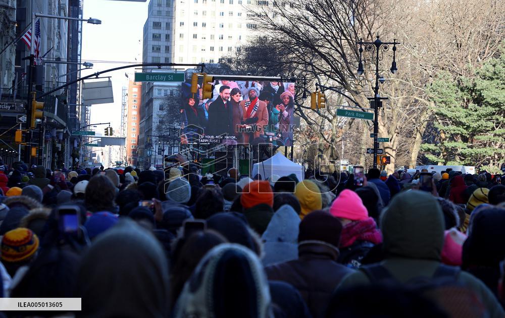Inauguration of Mayor-Elect Zohran Mamdani - NYC