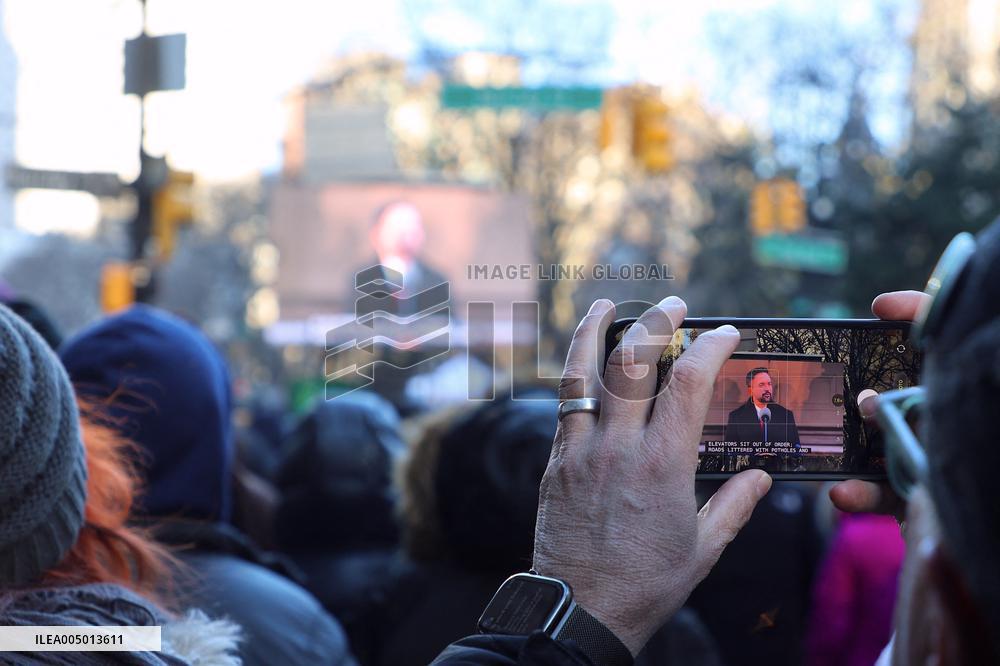 Inauguration of Mayor-Elect Zohran Mamdani - NYC