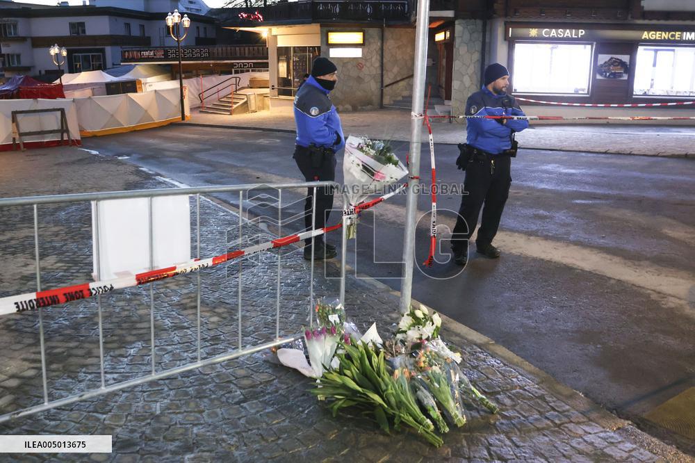 Aftermath of New Year's Eve Swiss fire