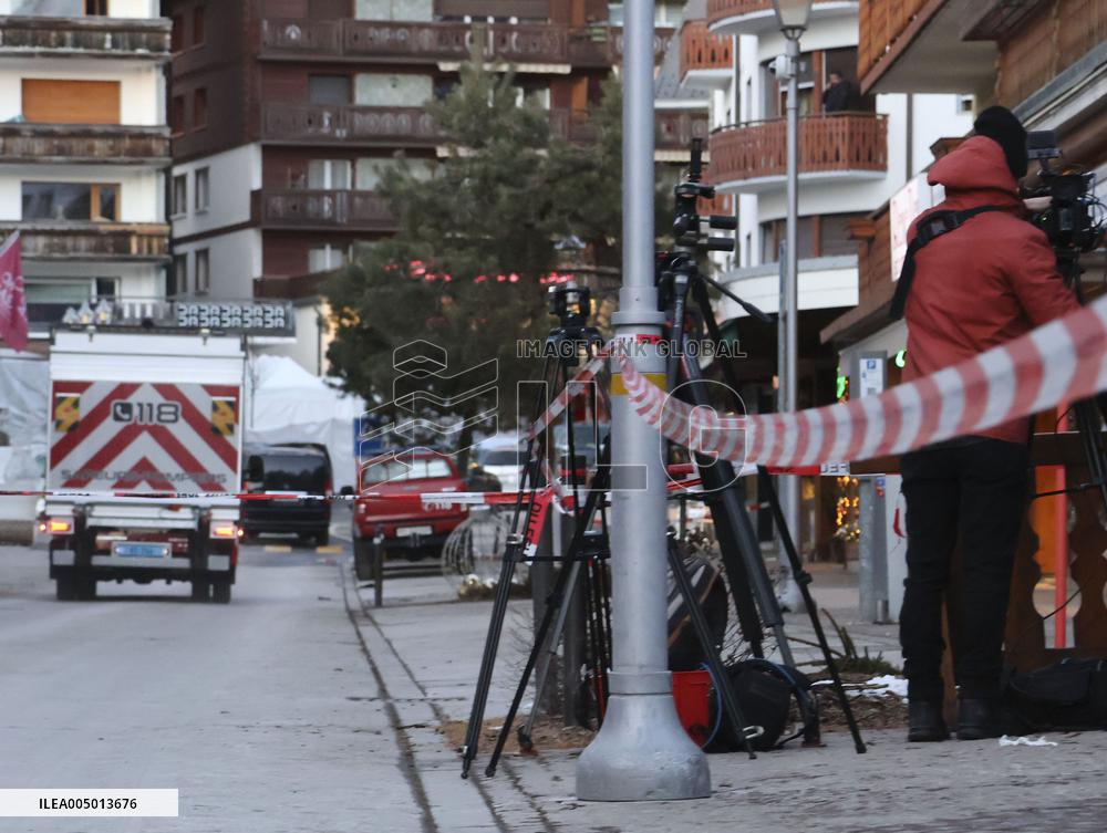 Aftermath of New Year's Eve Swiss fire