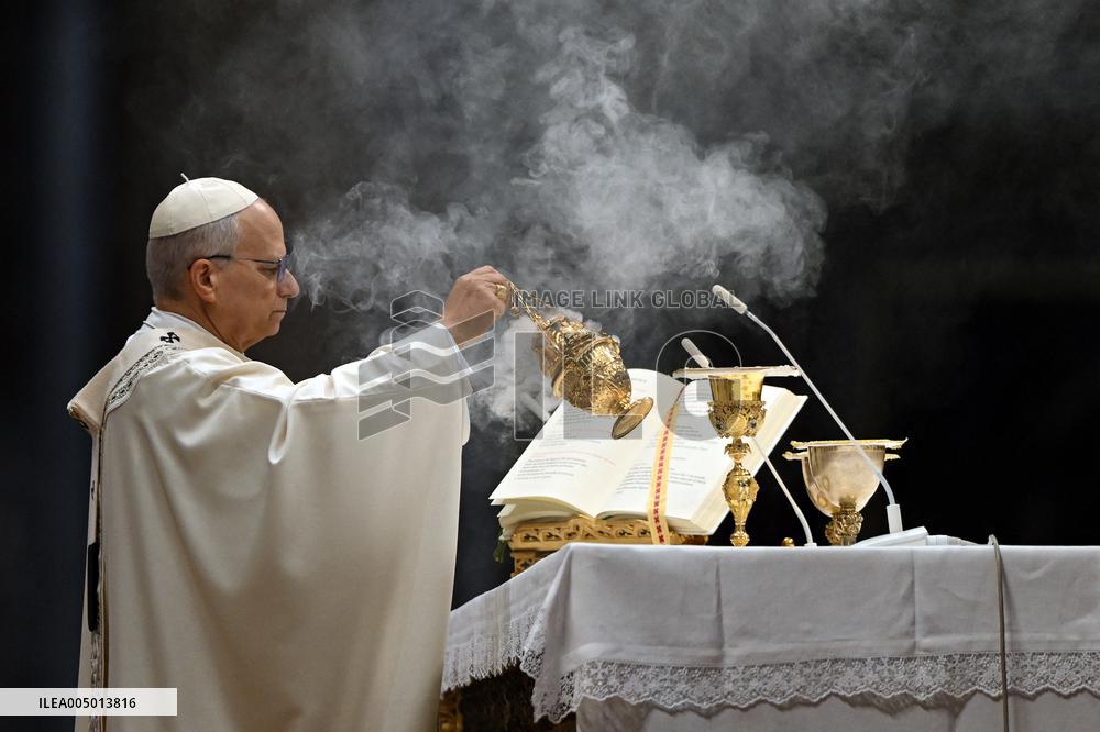 Pope Leo XIV Celebrates New Year's Day Mass - Vatican
