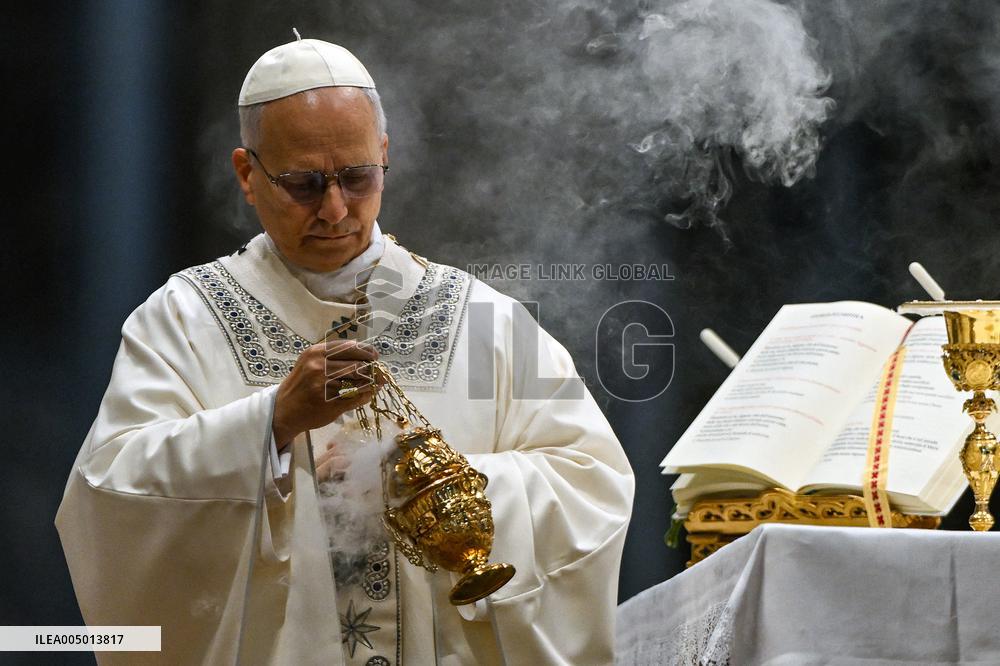 Pope Leo XIV Celebrates New Year's Day Mass - Vatican