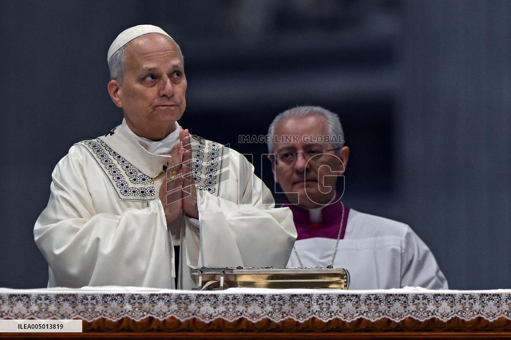 Pope Leo XIV Celebrates New Year's Day Mass - Vatican