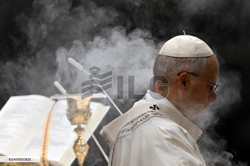 Pope Leo XIV Celebrates New Year's Day Mass - Vatican