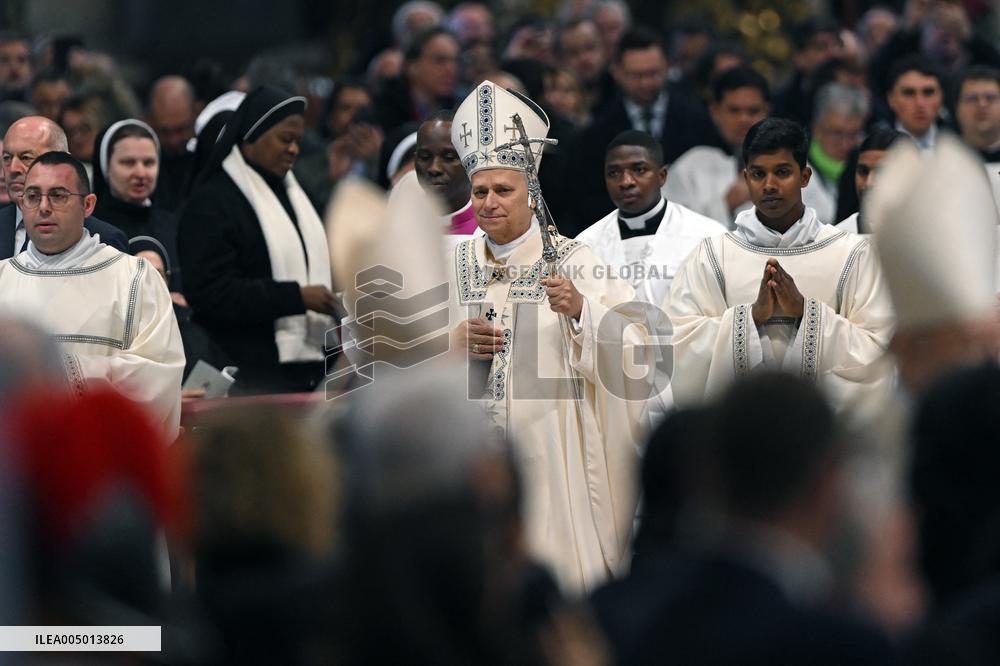 Pope Leo XIV Celebrates New Year's Day Mass - Vatican