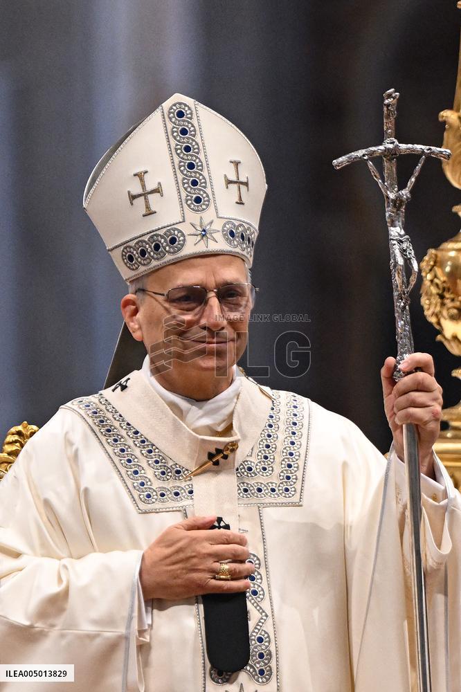 Pope Leo XIV Celebrates New Year's Day Mass - Vatican