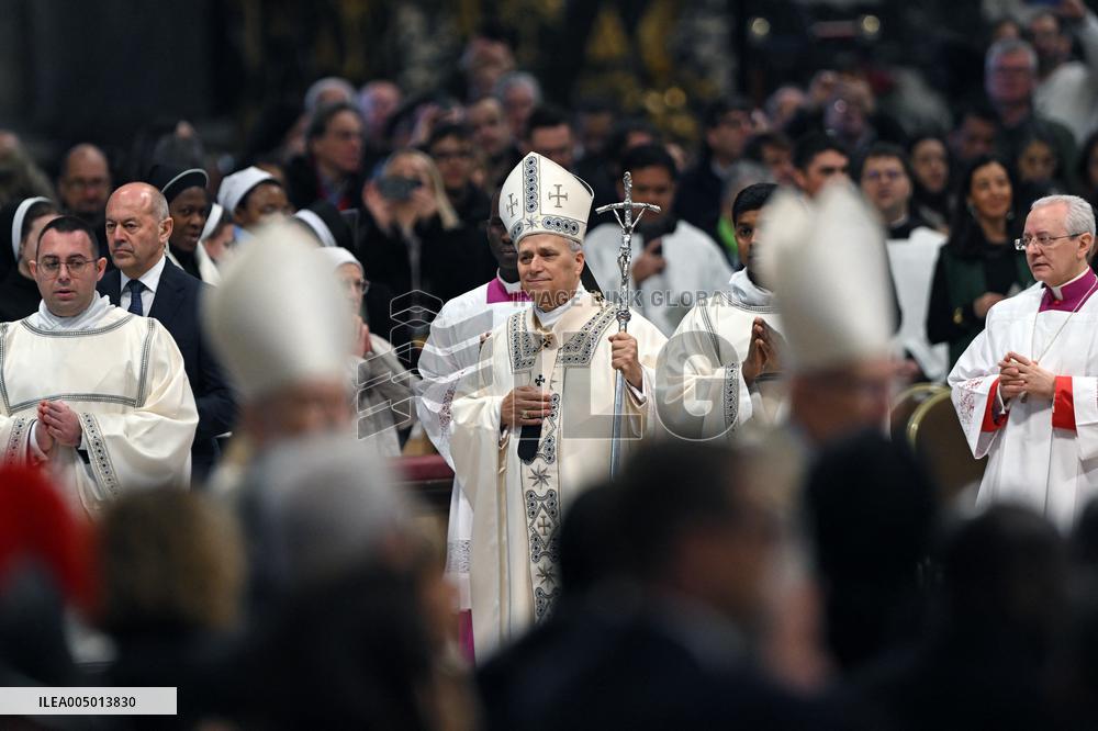 Pope Leo XIV Celebrates New Year's Day Mass - Vatican