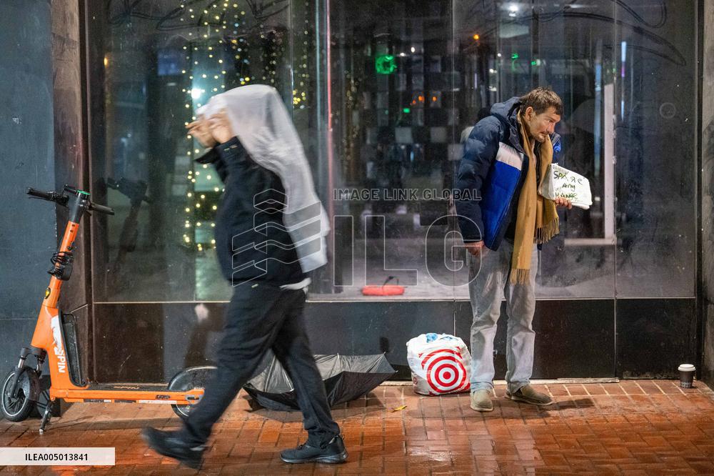 Homeless on The Street - San Francisco