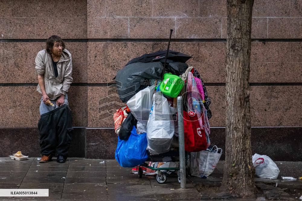 Homeless on The Street - San Francisco