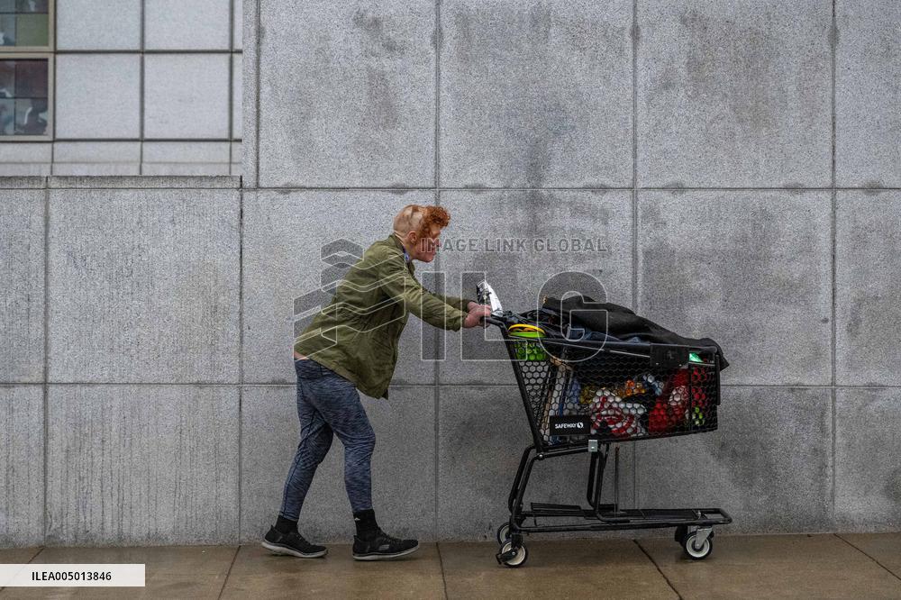 Homeless on The Street - San Francisco