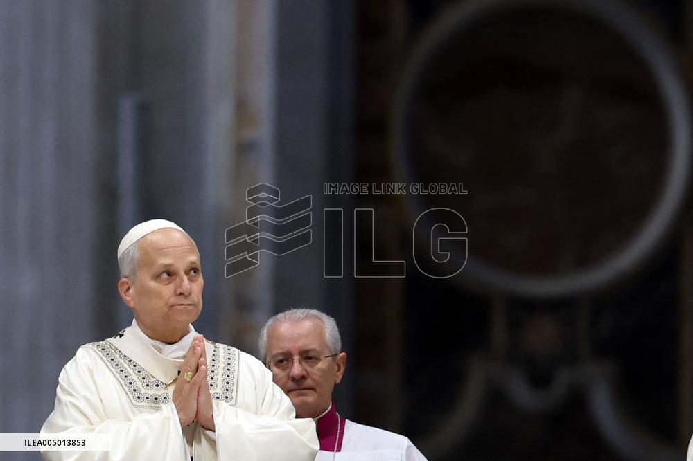 Pope Leo XIV Celebrates New Year's Day Mass - Vatican