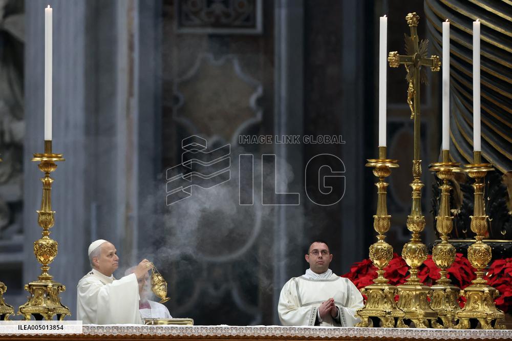 Pope Leo XIV Celebrates New Year's Day Mass - Vatican