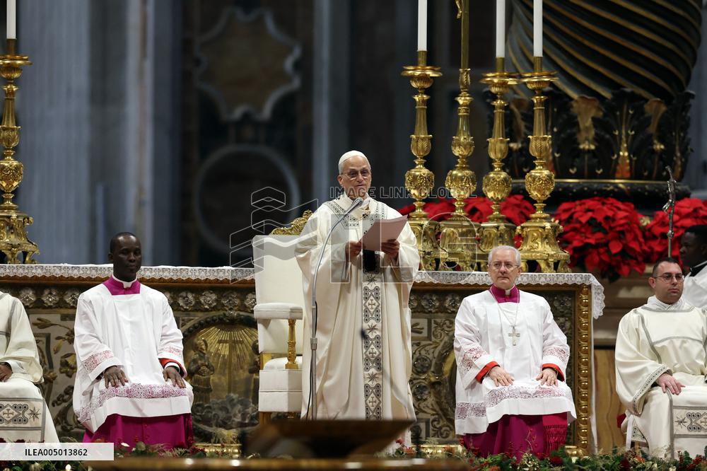 Pope Leo XIV Celebrates New Year's Day Mass - Vatican