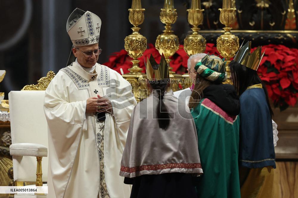 Pope Leo XIV Celebrates New Year's Day Mass - Vatican