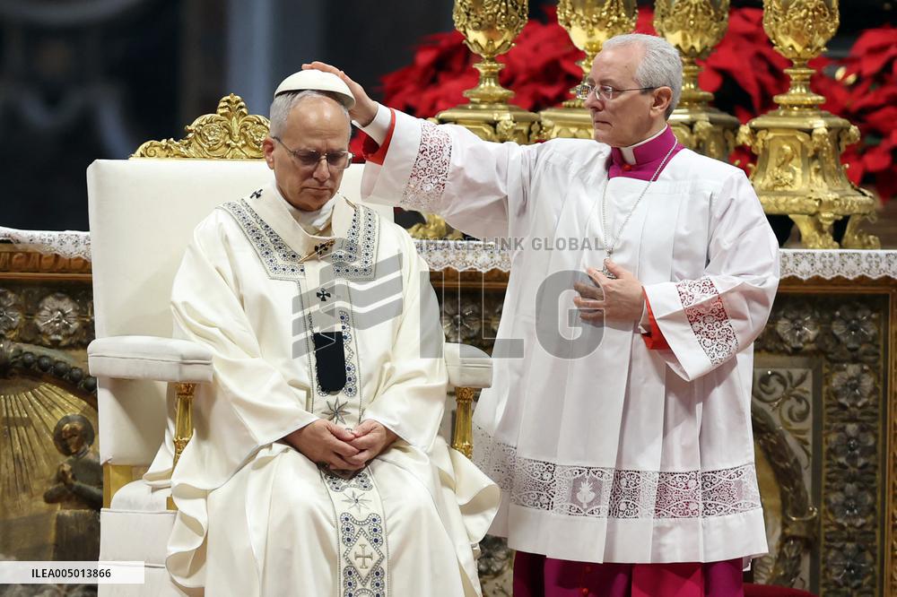 Pope Leo XIV Celebrates New Year's Day Mass - Vatican