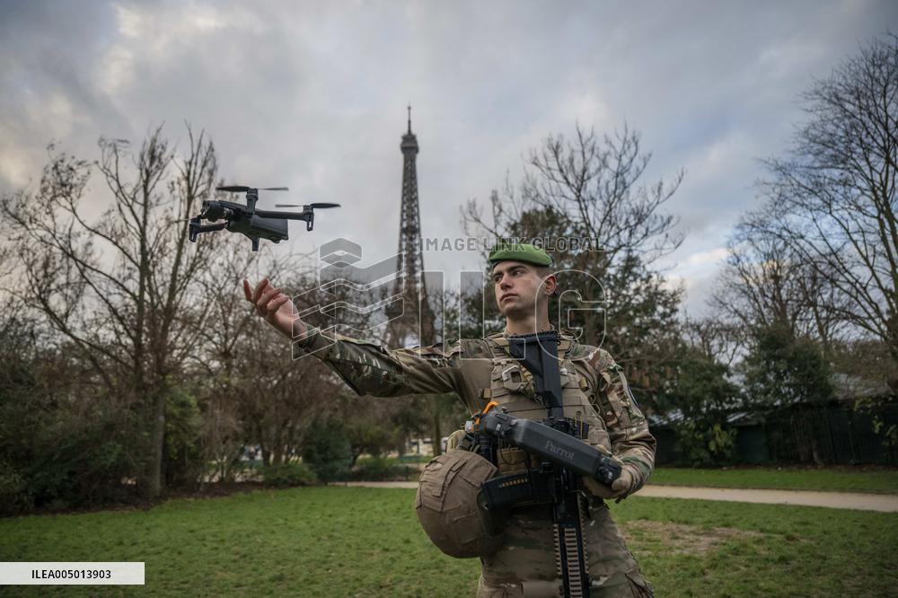 French army drone pilot - Paris