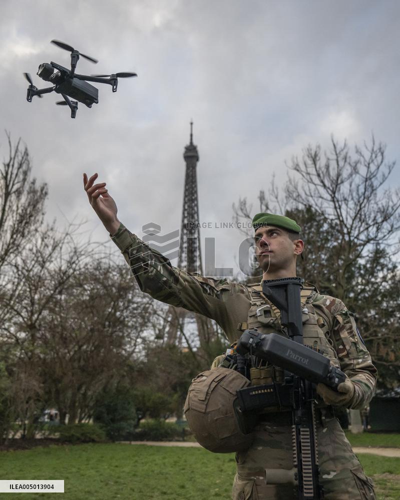 French army drone pilot - Paris