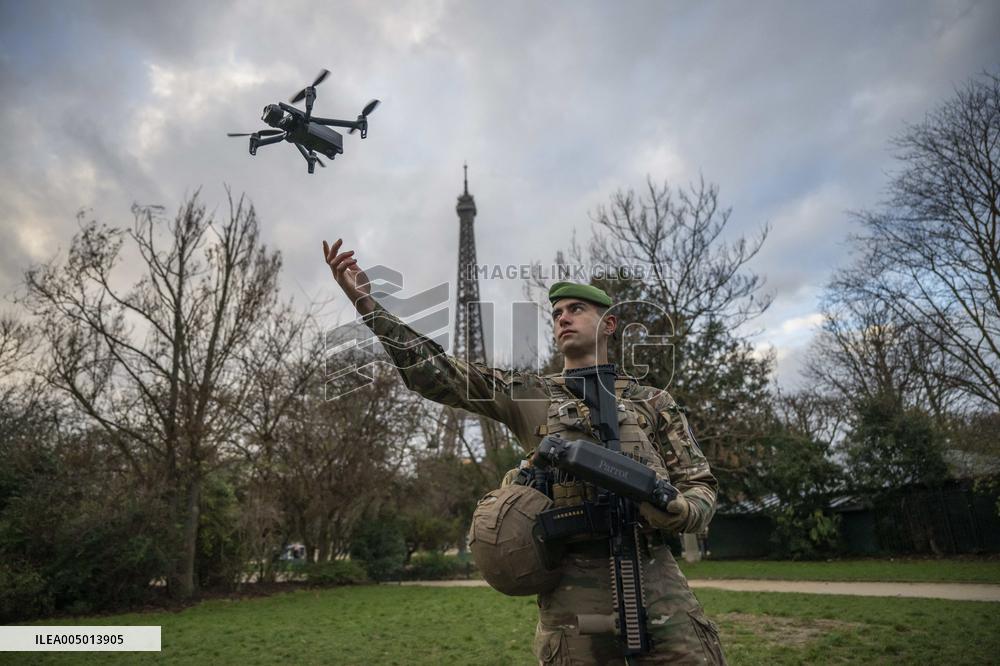 French army drone pilot - Paris