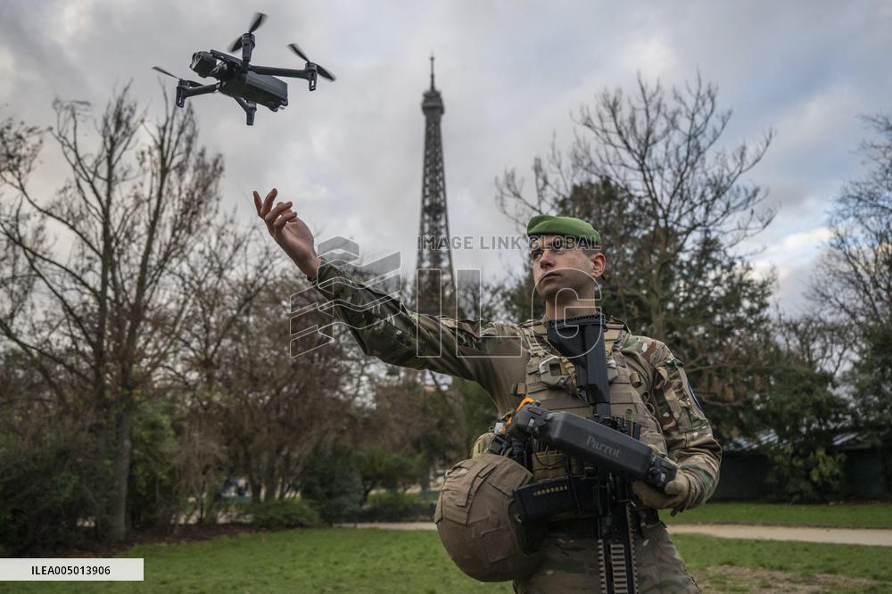 French army drone pilot - Paris