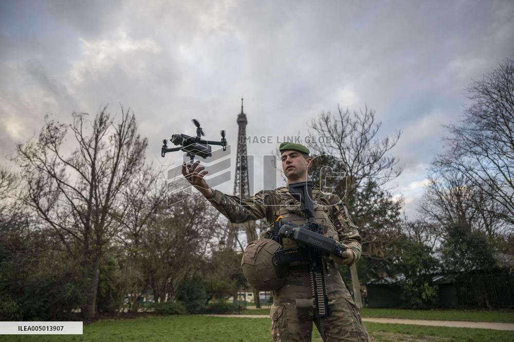 French army drone pilot - Paris