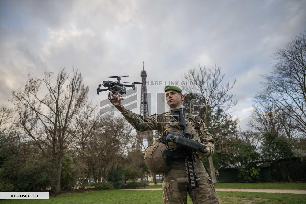 French army drone pilot - Paris