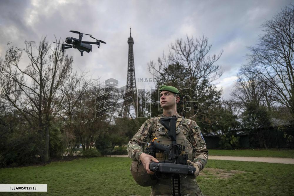 French army drone pilot - Paris