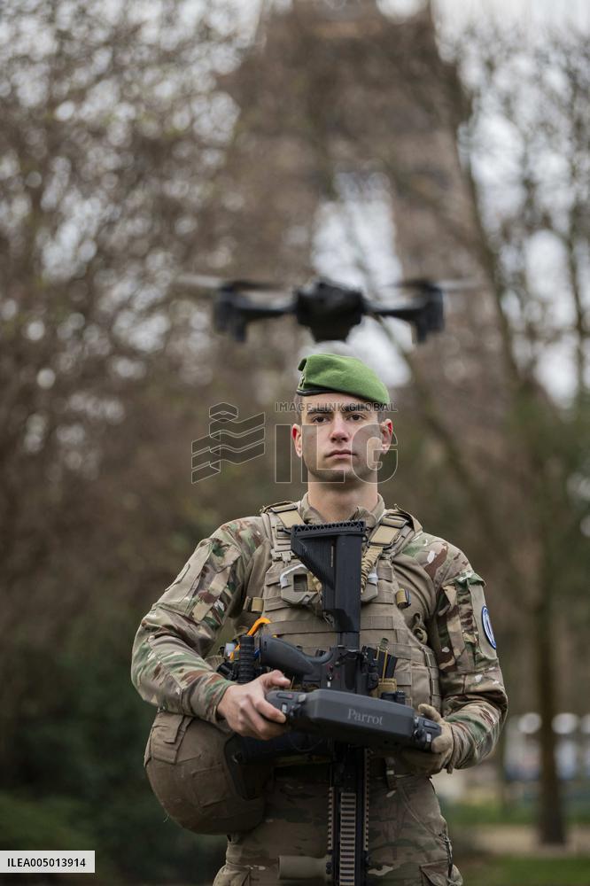 French army drone pilot - Paris
