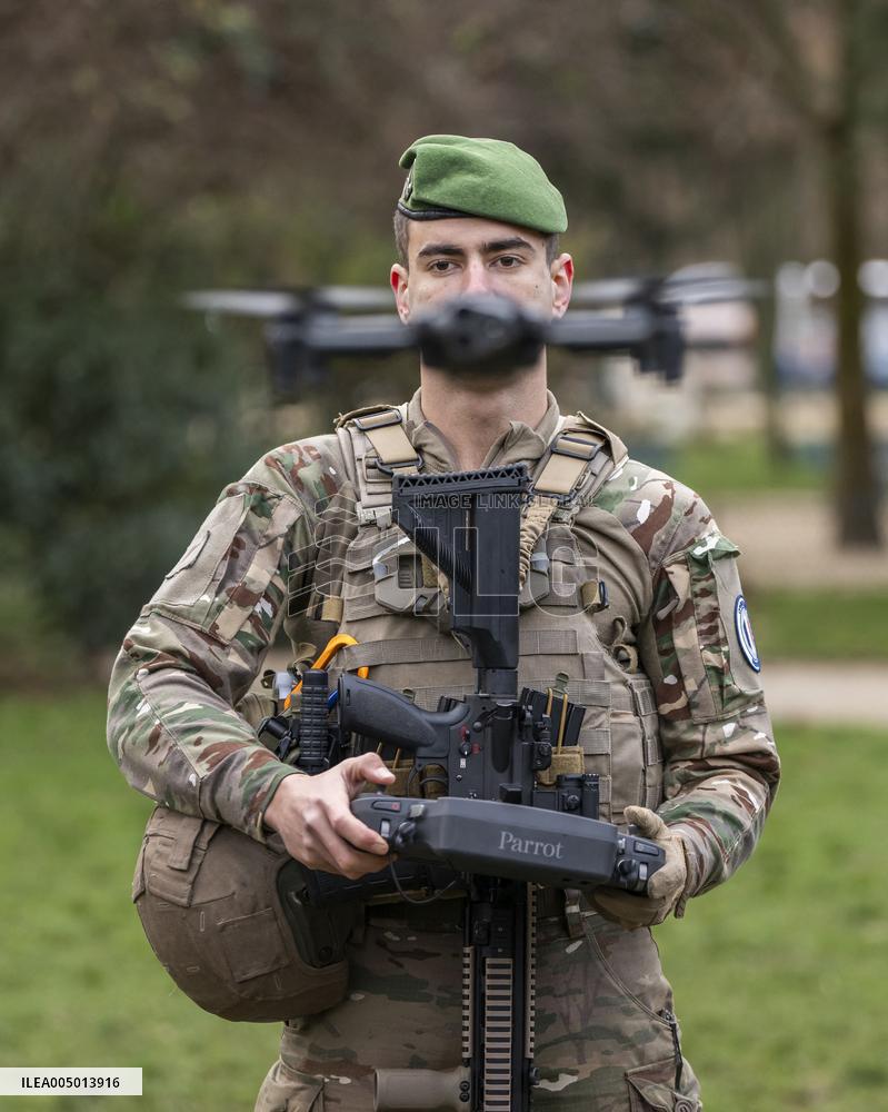 French army drone pilot - Paris