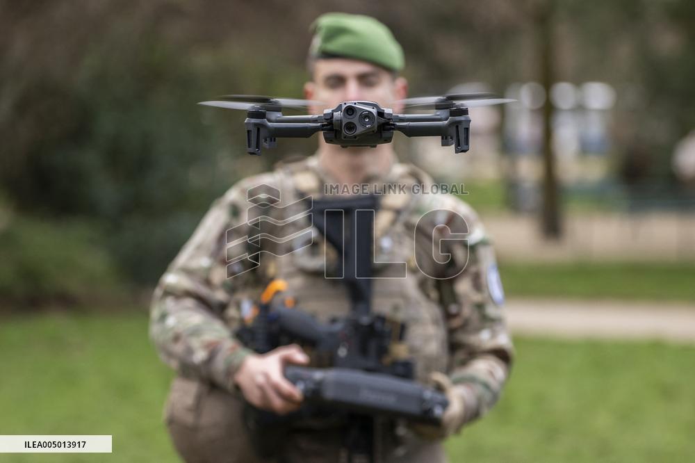 French army drone pilot - Paris