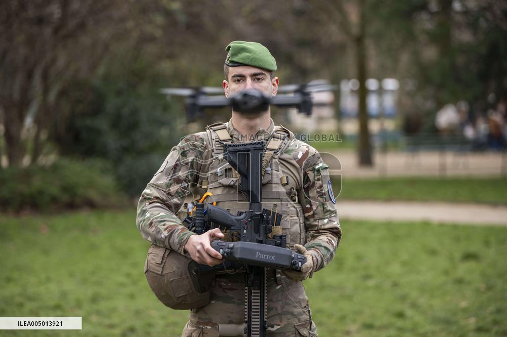 French army drone pilot - Paris