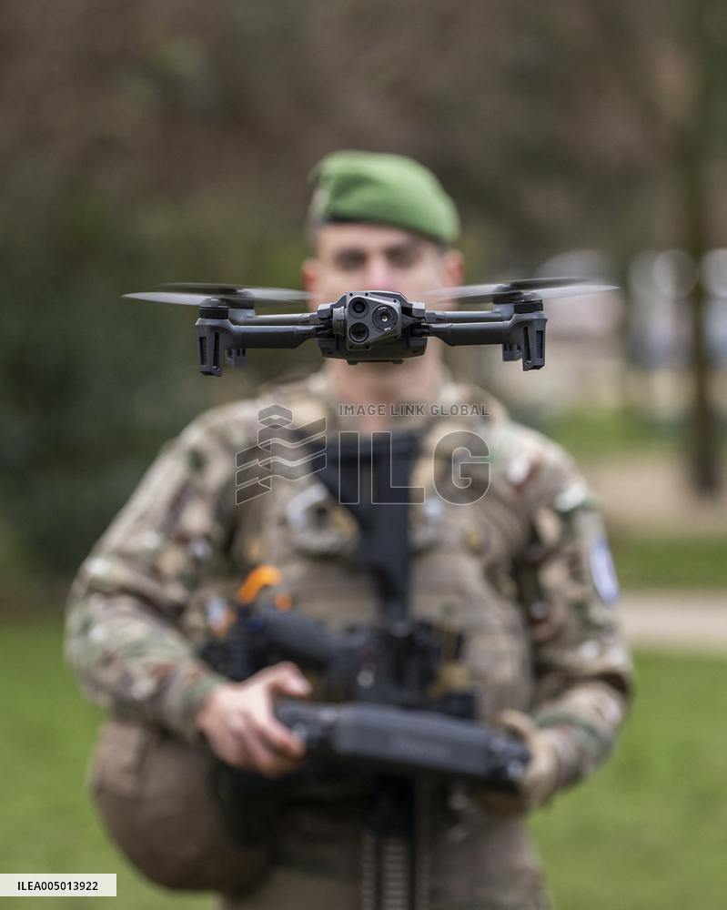 French army drone pilot - Paris