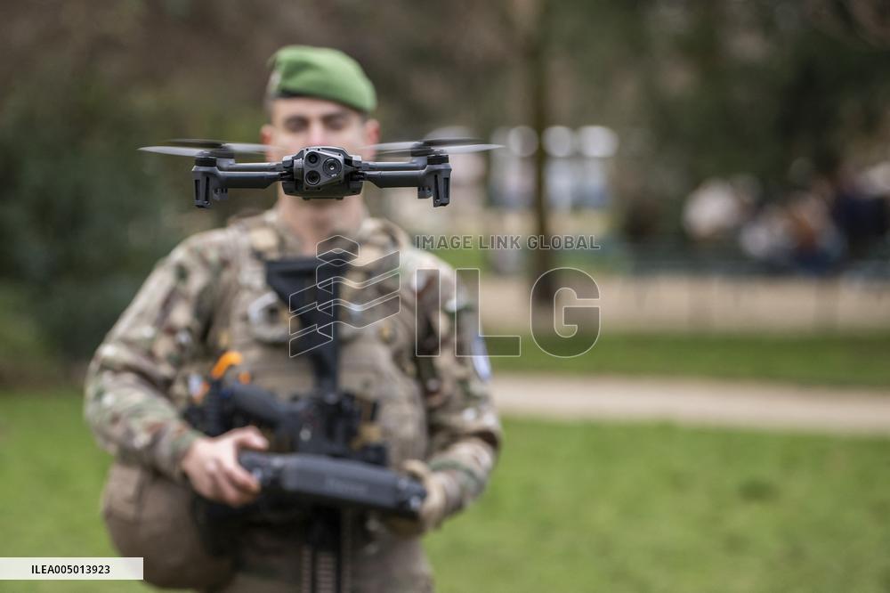 French army drone pilot - Paris