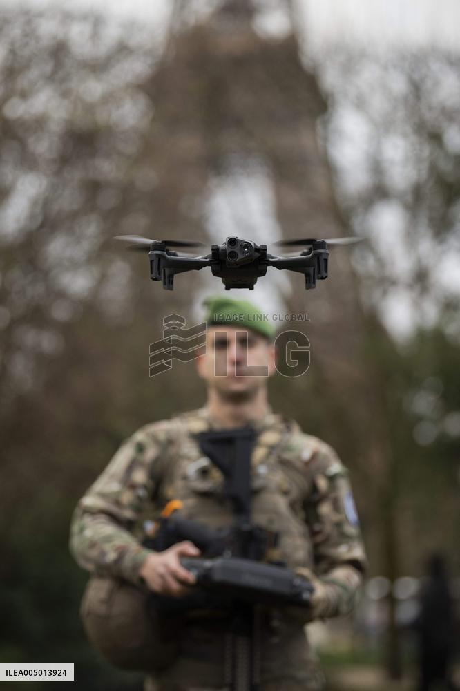 French army drone pilot - Paris