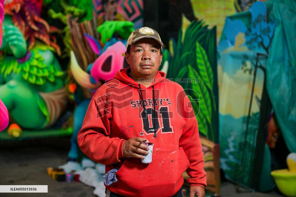 Miguel Mejia the Artisan Behind Twenty Years Crafting the Black and Whites Carnival - Carnaval de Negros y Blancos 2026