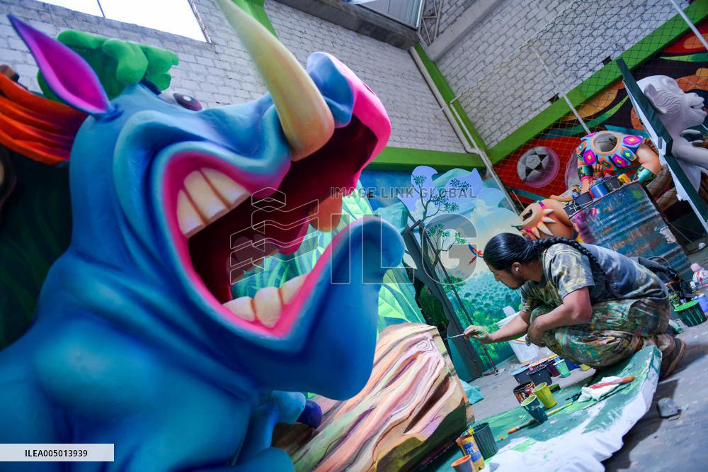 Miguel Mejia the Artisan Behind Twenty Years Crafting the Black and Whites Carnival - Carnaval de Negros y Blancos 2026