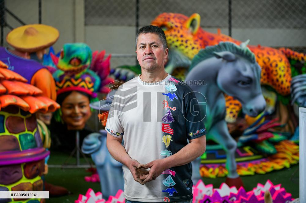 Miguel Mejia the Artisan Behind Twenty Years Crafting the Black and Whites Carnival - Carnaval de Negros y Blancos 2026