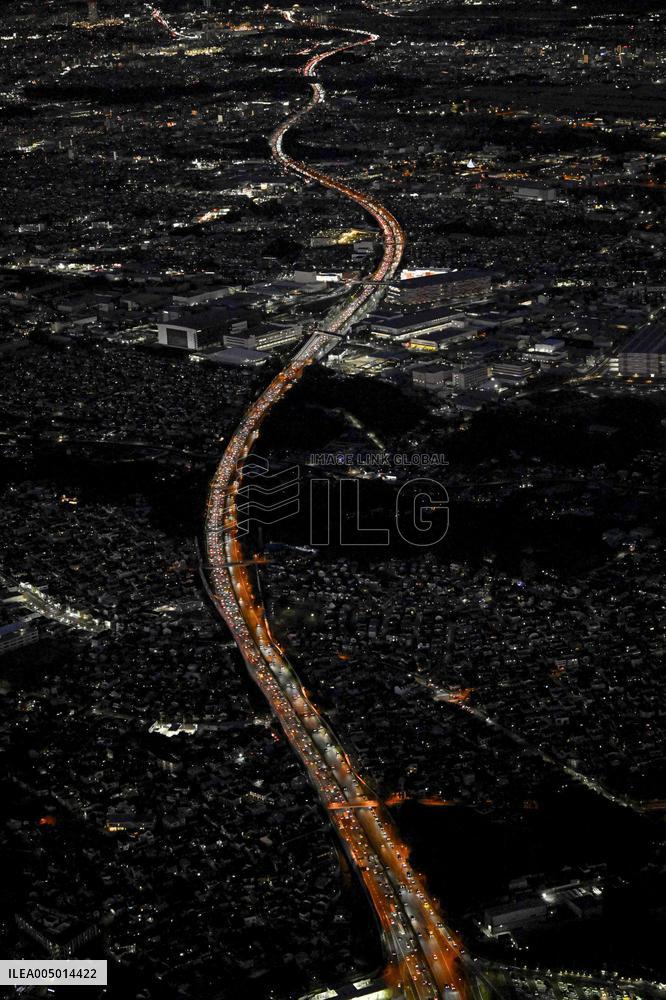 Return rush of New Year travelers in Japan