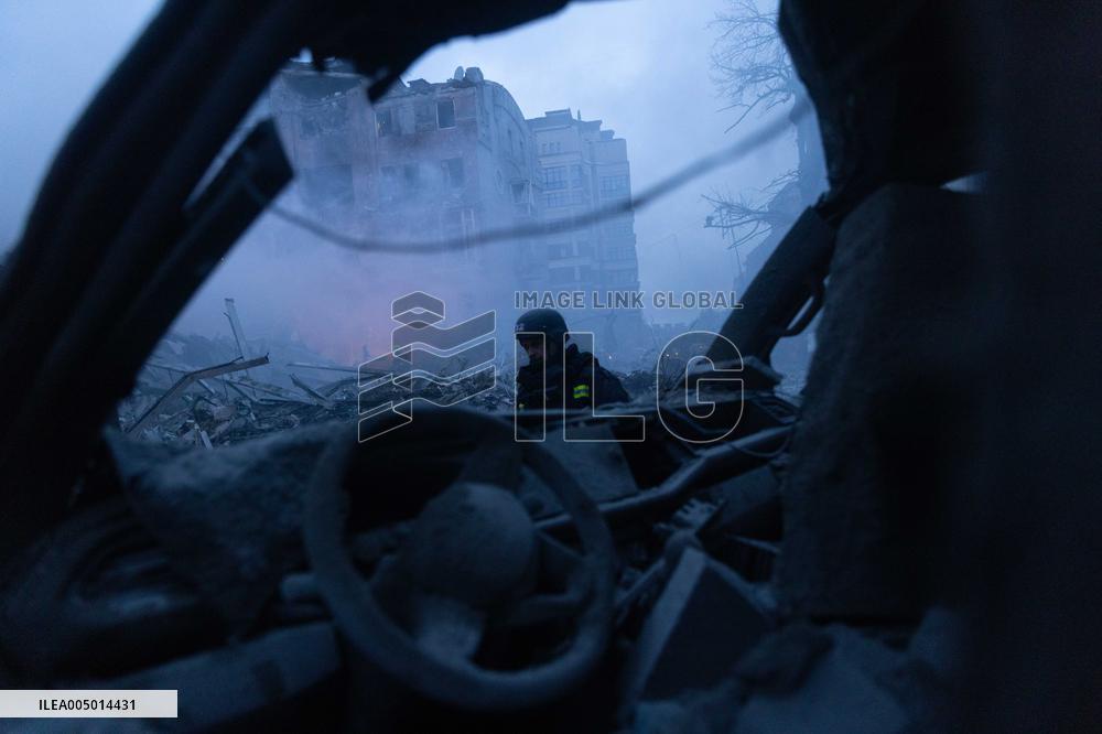 Russian Forces Strike Residential Areas Of Kharkiv - Ukraine