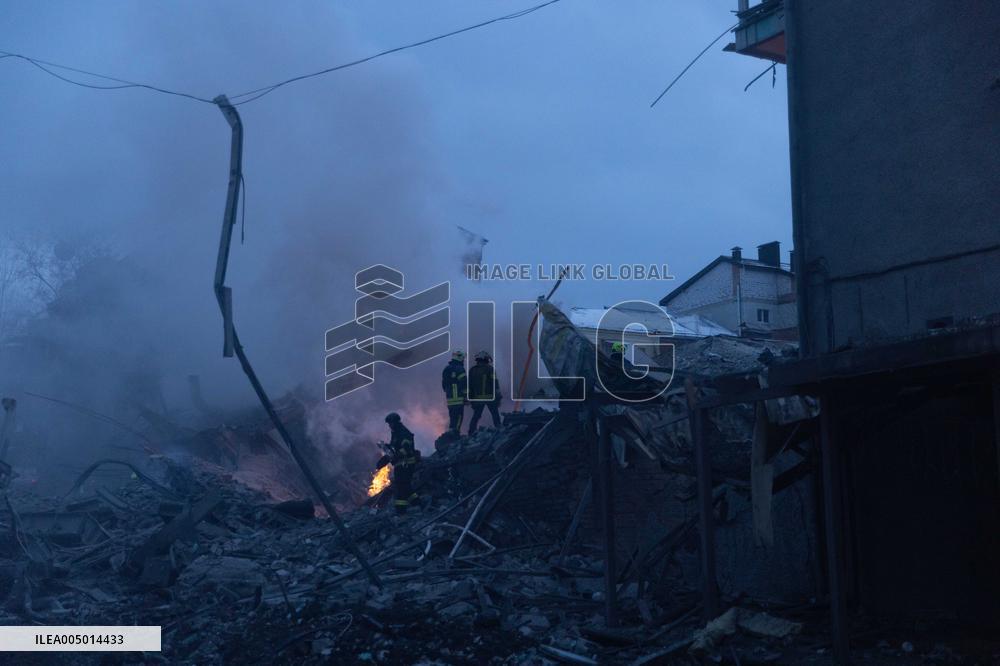 Russian Forces Strike Residential Areas Of Kharkiv - Ukraine