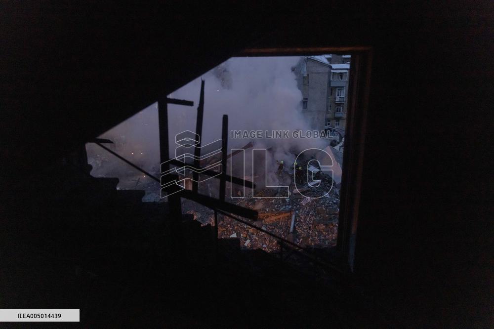 Russian Forces Strike Residential Areas Of Kharkiv - Ukraine